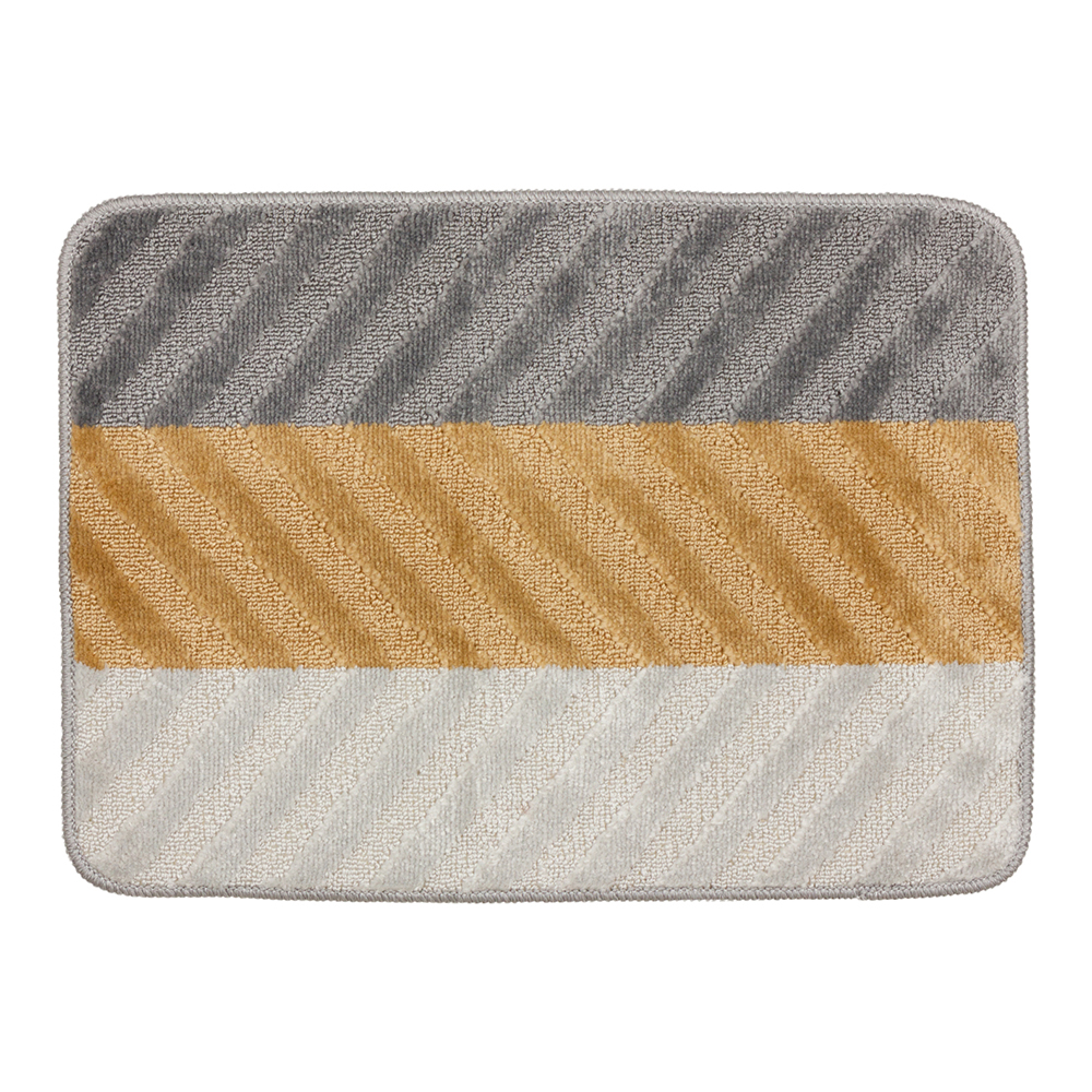 картинка Комплект коврик для ванной и туалета 10305 Марсела HY-P21003 50*70 / 40*50 см, бежевый 