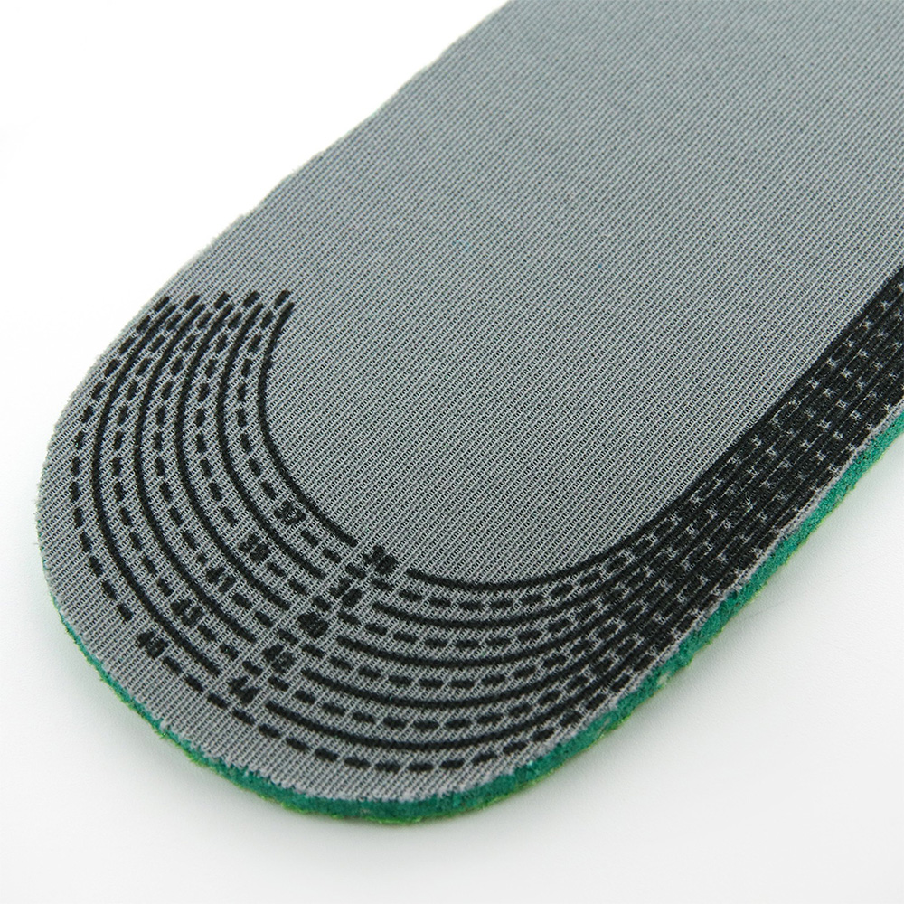 картинка Стельки для обуви 7636269 универсальные, антибактериальные, с запахом мяты, зеленый 