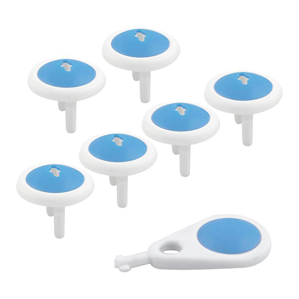 картинка Набор Мультидом VL90-159 заглушек для розеток с ключом, 6 шт 