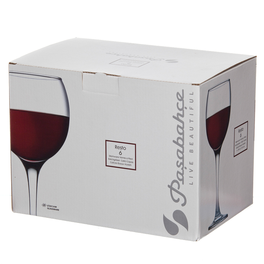 Набор фужеров Pasabahce 440611B Ресто, стекло, 290 мл, 6 шт