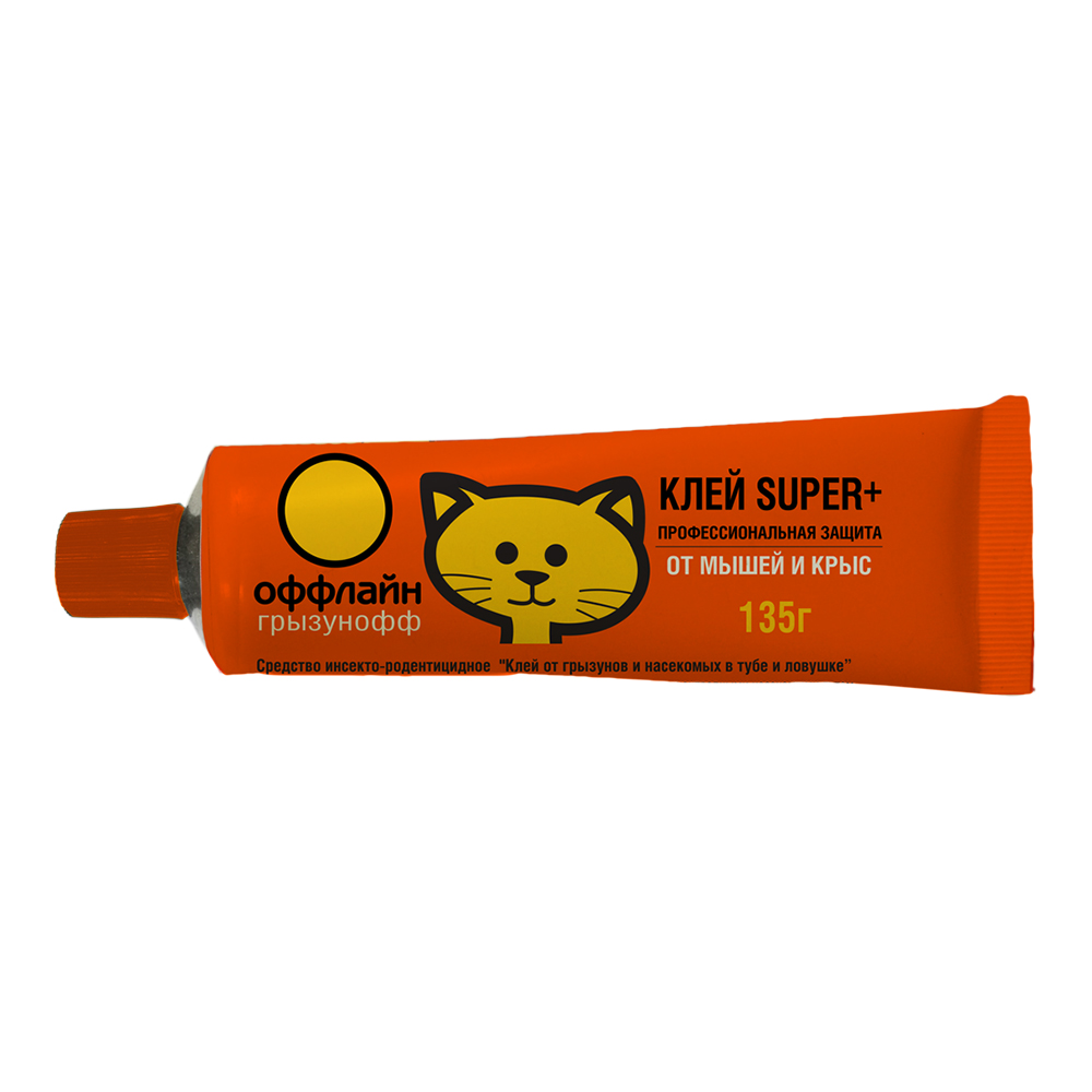картинка Клей от грызунов ГрызуноффGR10380012 SUPER PLUS, туба, 135 г 