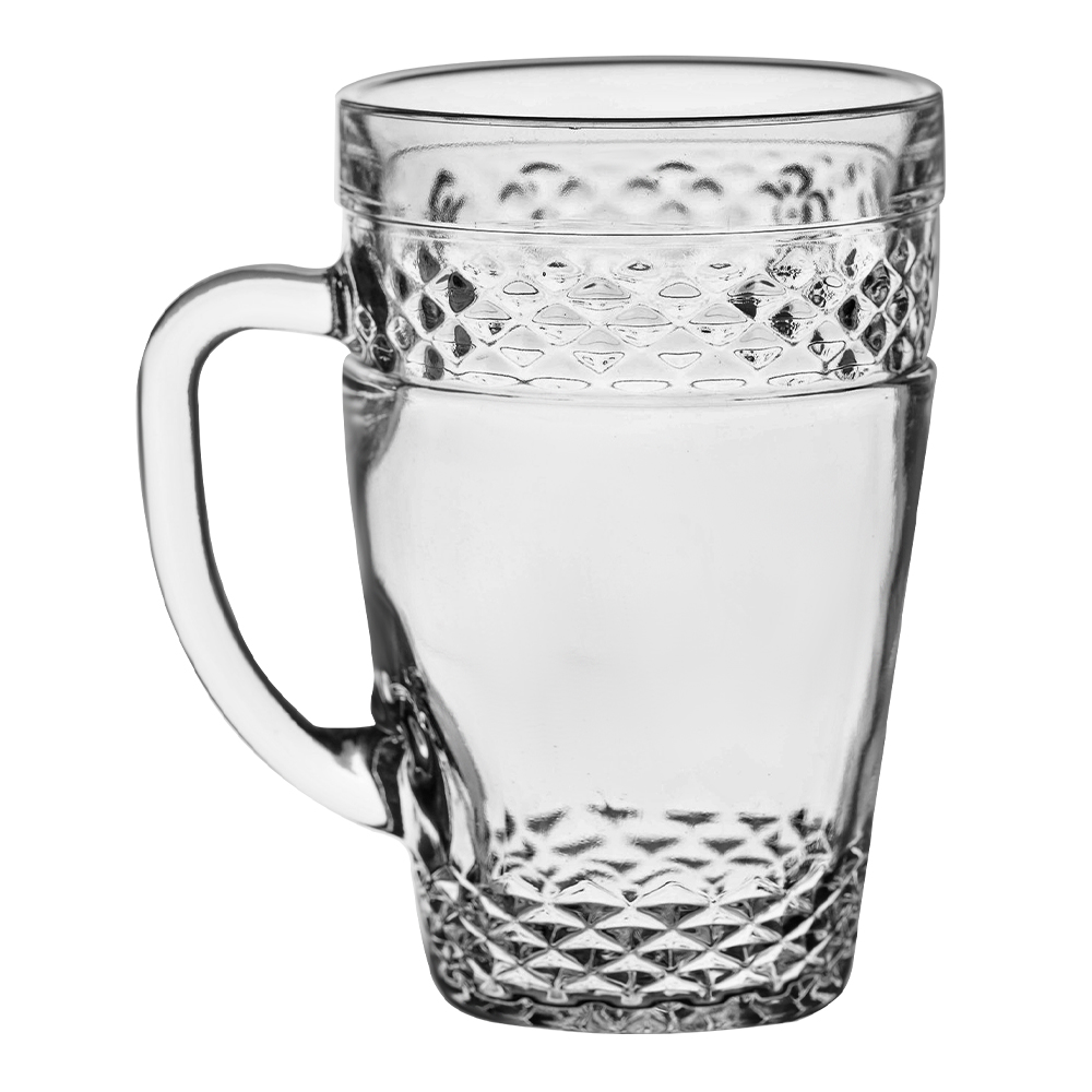 Кружка стеклянная Капучино, стекло, 400 мл