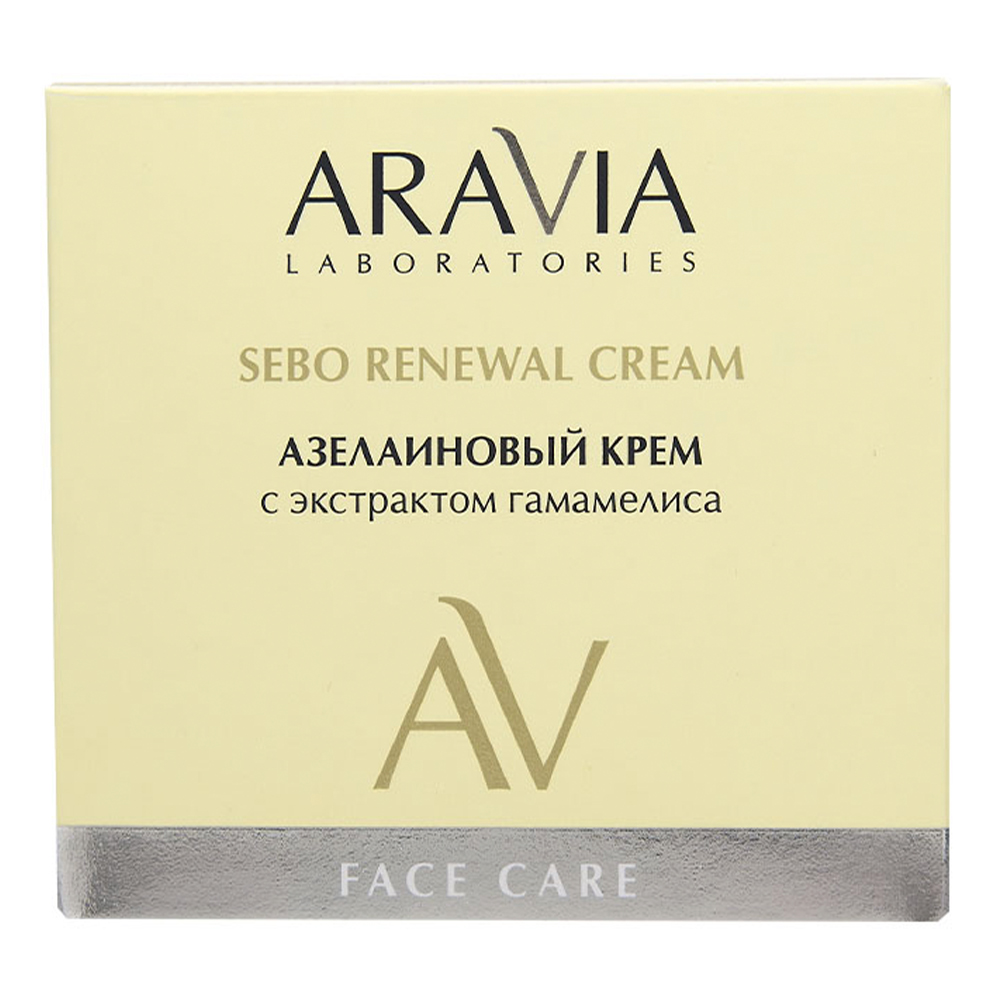 Крем для лица ARAVIA Laboratories Sebo Renewal Cream с экстрактом гамамелиса, 50 мл