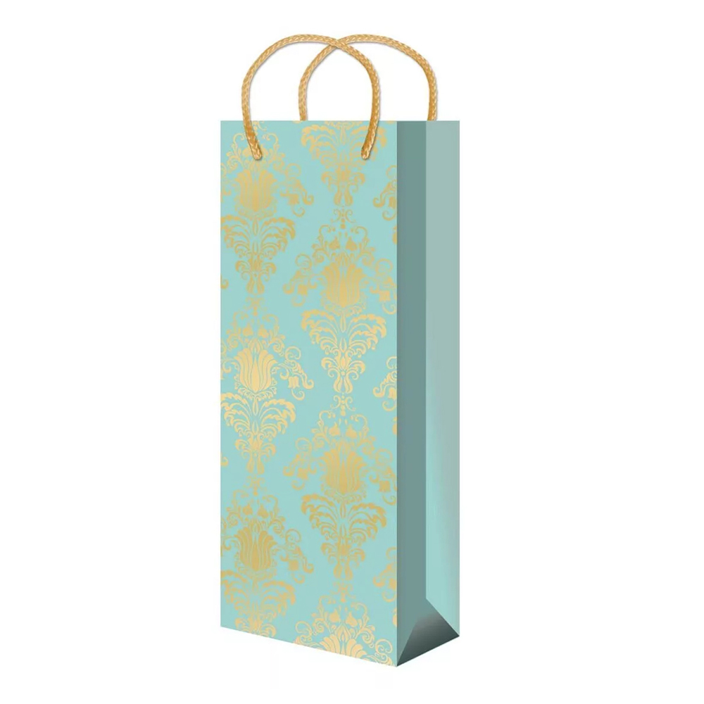 Пакет подарочный для бутылок BP-4021/4022/4023/4024/4025 12,3*36,2*10 см, в ассортименте