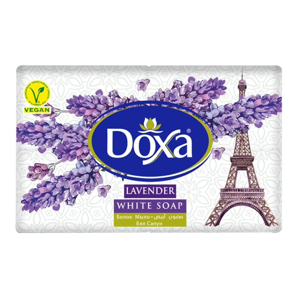 картинка Мыло туалетное DOXA Лавандовое, 125г, 4 шт 