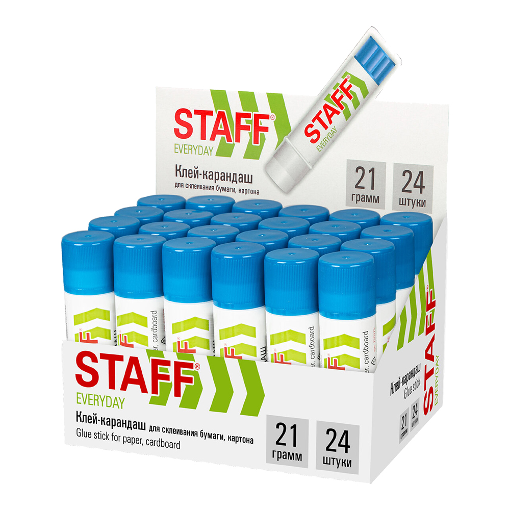 Клей-карандаш Staff 220375 Everydaу, 21 г