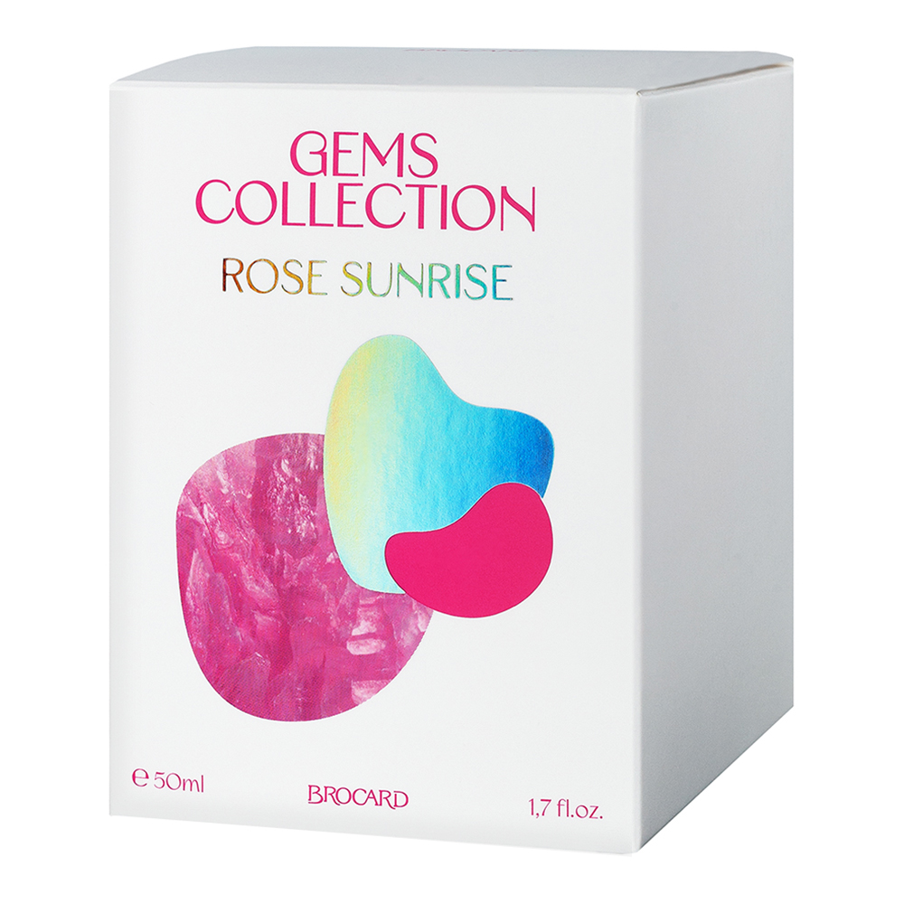 Туалетная вода Драгоценные камни Rose Sunrise аромат фруктовый, женская, 50 мл