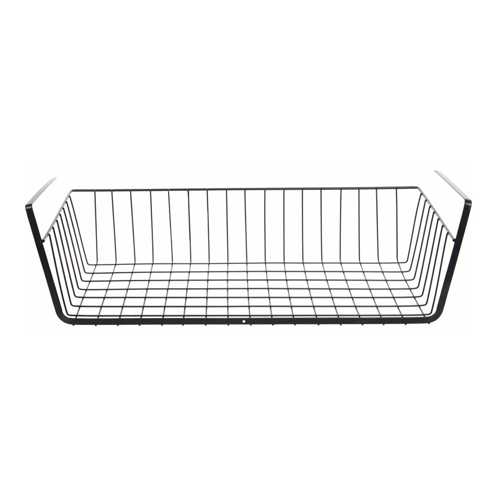 картинка Полка SHV-24 большая телескопическая подвесная 48*24,5*14 см, металл, черный 