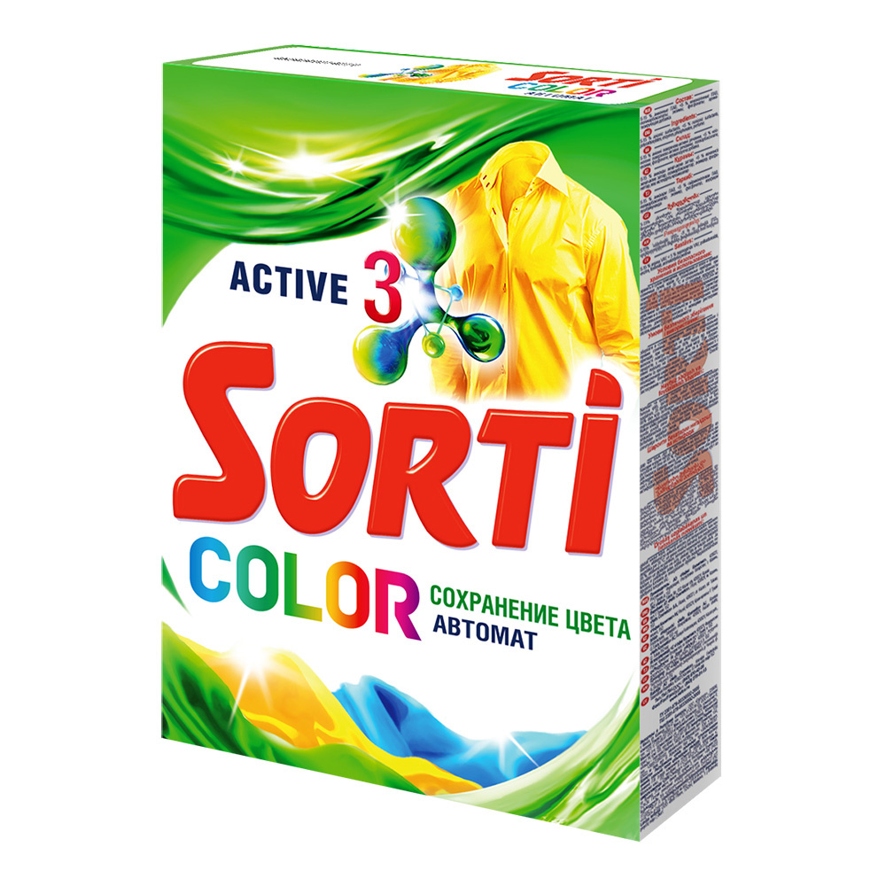 картинка Стиральный порошок Sorti Color, автомат, 350 г 