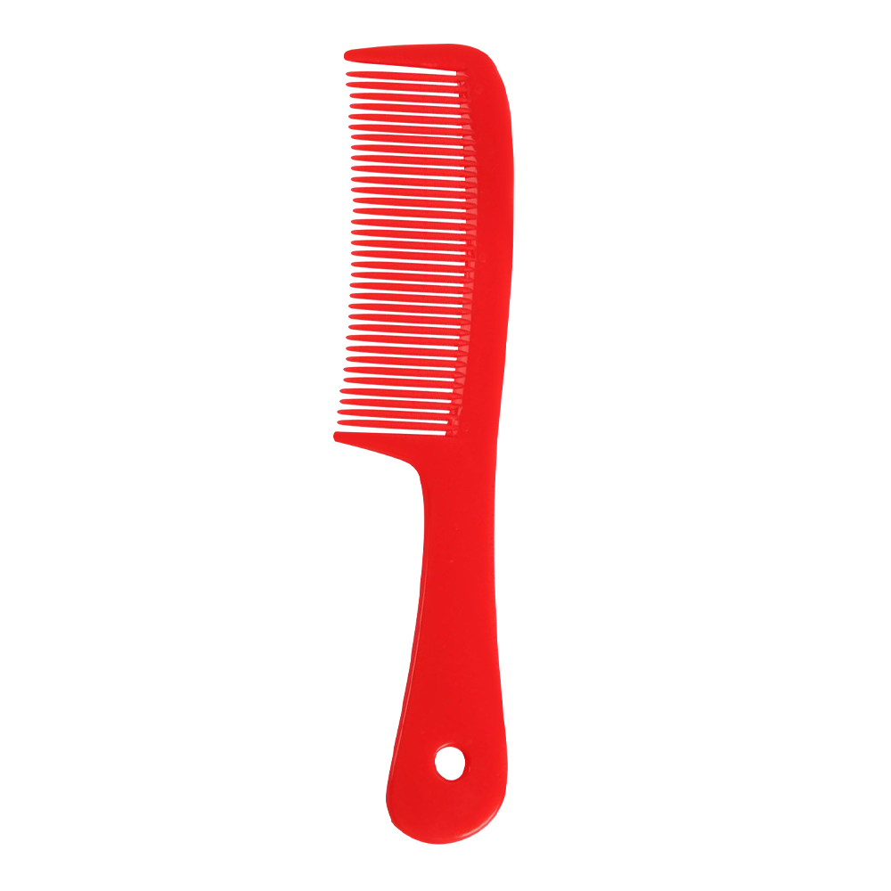 картинка Расческа 799780 гребень, с ручкой, 18*4 см, пластик, в ассортименте 