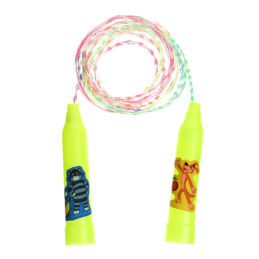 картинка Скакалка 10183699 Союзмультфильм, Веселая скакалка, 21*9*2см, пластик, желтый 