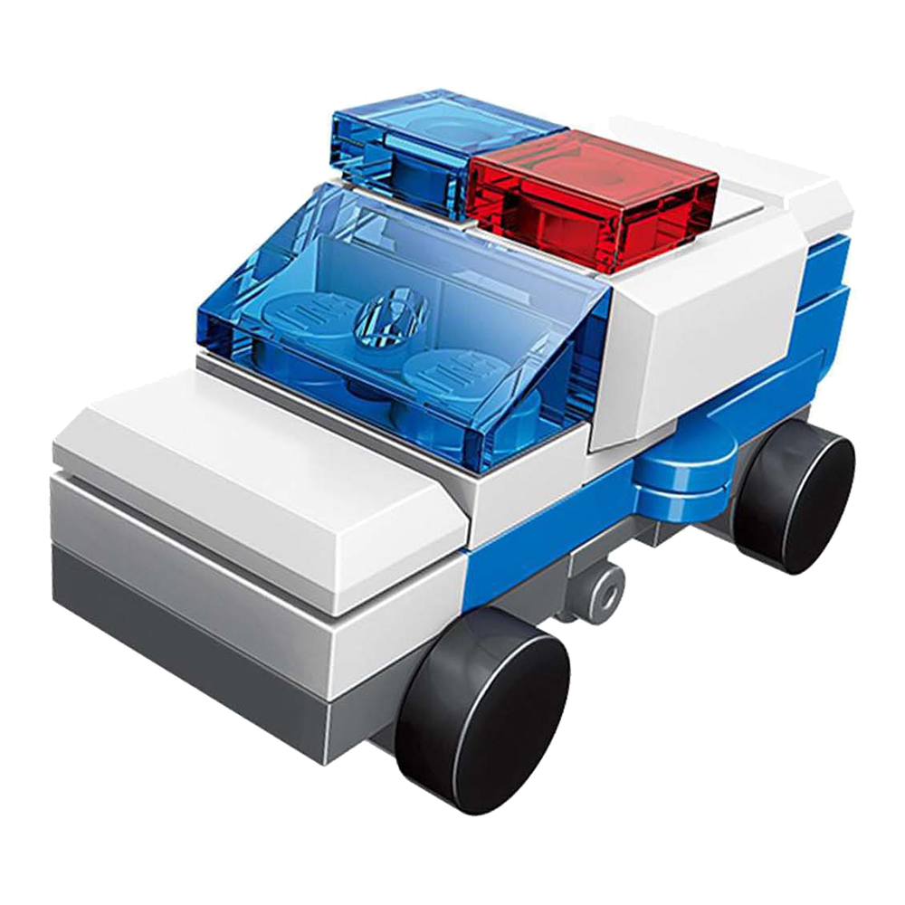 картинка Конструктор Qman 5195418 Транспорт, 10 видов, 30 - 36 деталей 