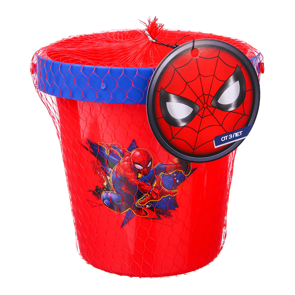 картинка Ведро 9655642 MARVEL для игры в песке, Человек-паук, в ассортименте, 1 л 