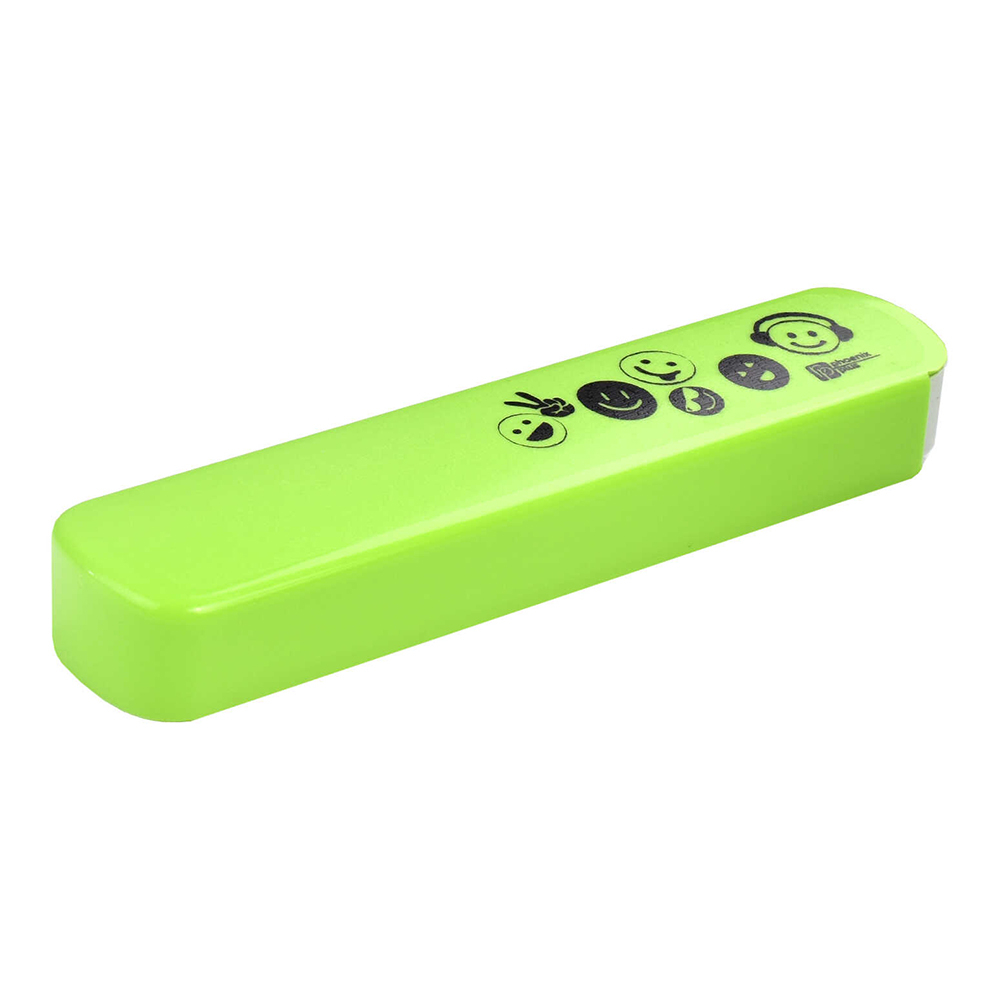 Пенал Феникс 62628 Смайлы без наполнения 19,7х4,5х2,2 см
