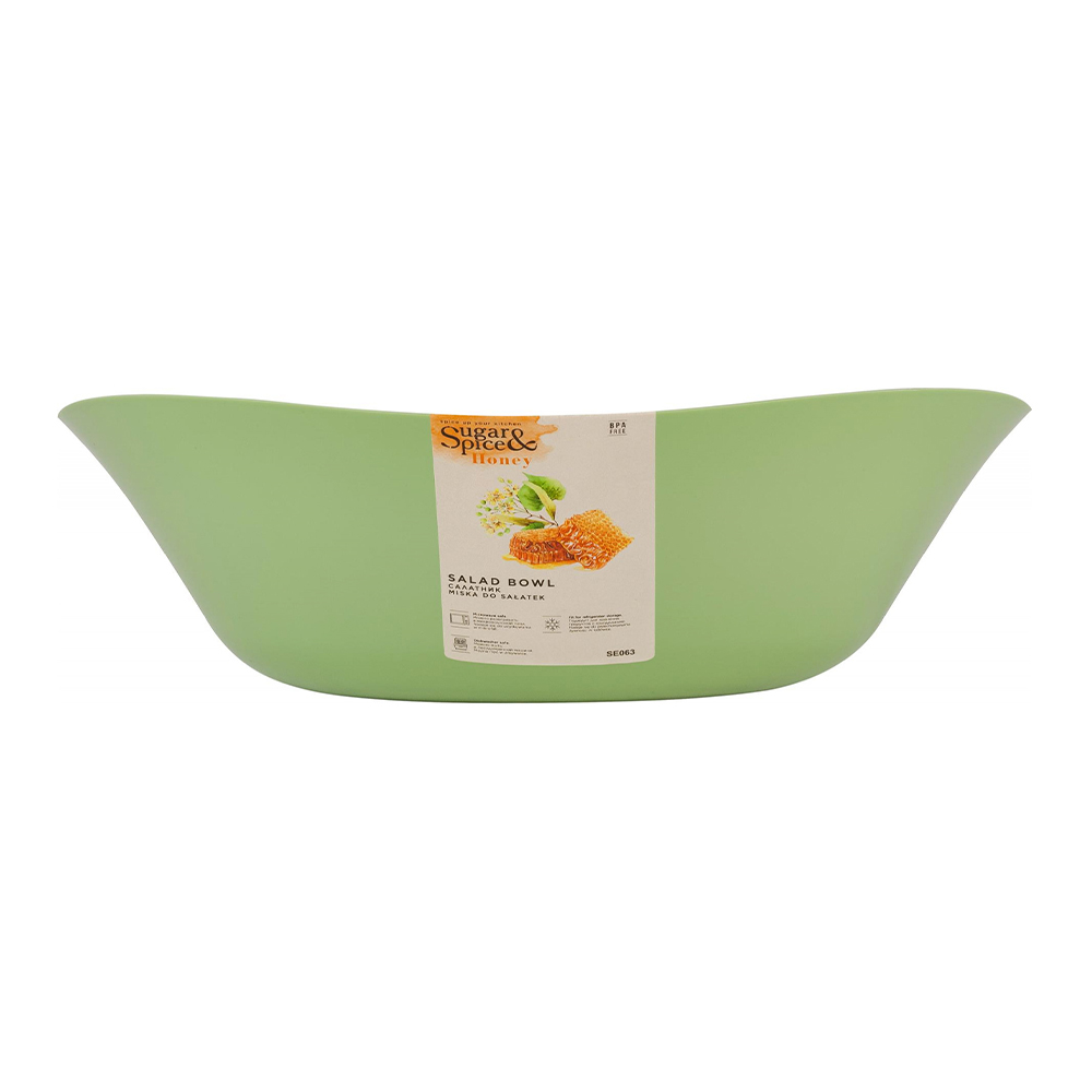 Салатник Sugar&Spice SE111910050 Honey, пластик, фисташка, 2,5 л, 26,5*25,2*8 см