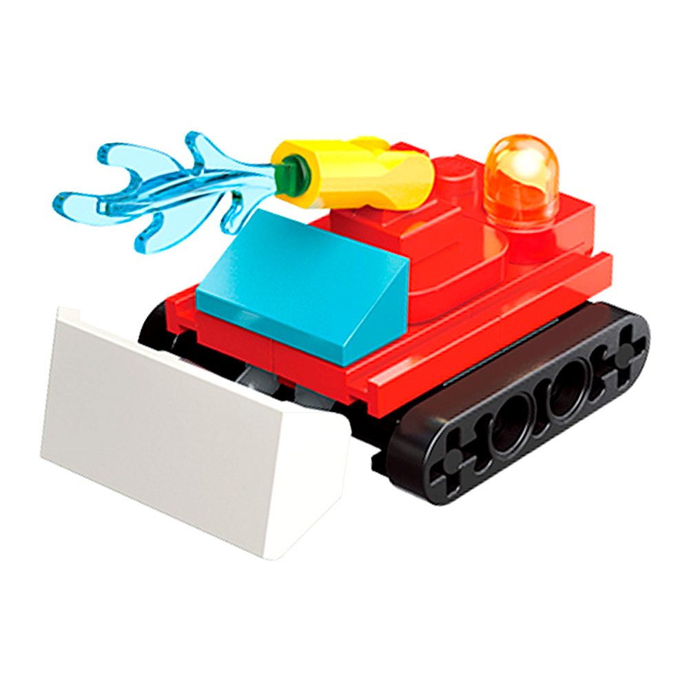 картинка Конструктор 7045865 Qman Транспорт, 10 видов, пластик 