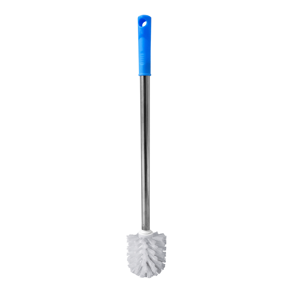 картинка Ерш для унитаза NVT-99 с подставкой, металлическая ручка, пластик, синий 