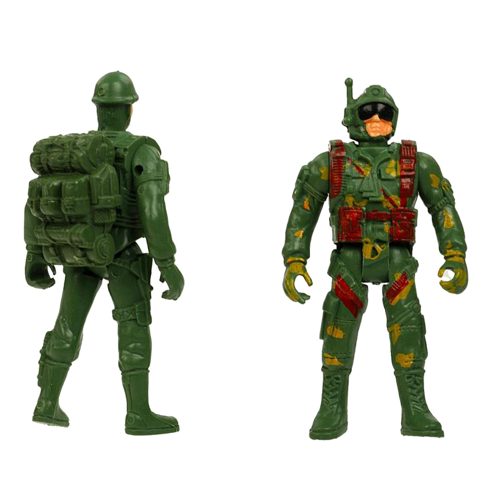 картинка Набор ZY1236375-R Играем вместе солдатиков с оружием, в ассортименте, 2 шт 