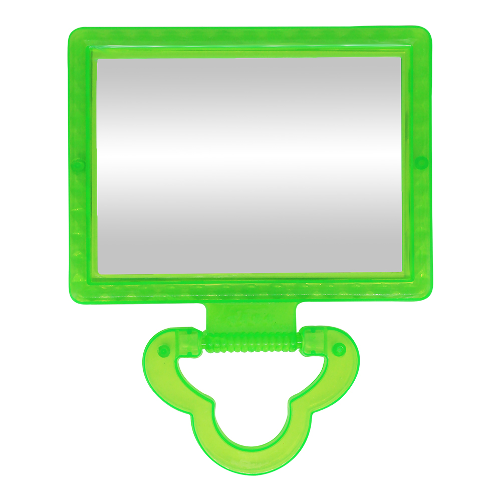 картинка Зеркало ZCDE-01 настольное квадратное 14*11 см, зеленый 