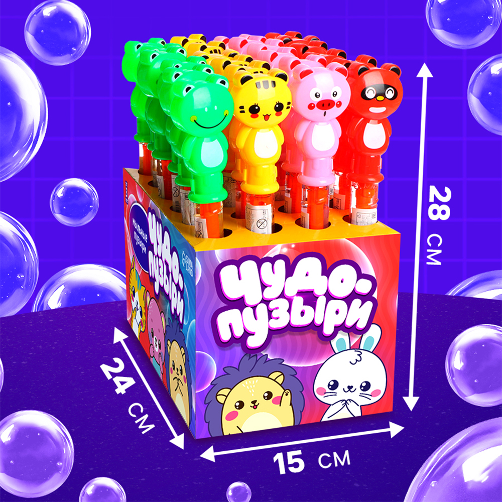 картинка Мыльные пузыри 7295891 Funny toys Гиганты, 60 мл 