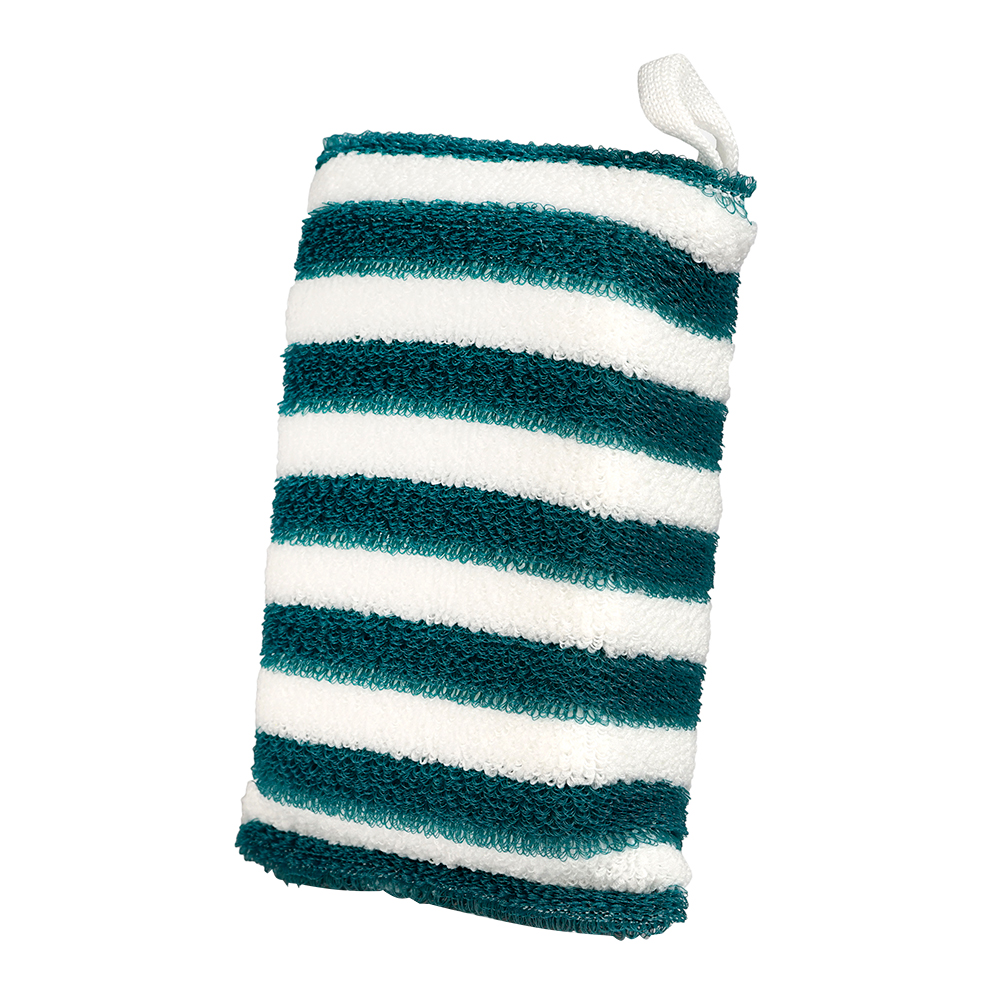 картинка Мочалка для тела Aqua Joy ИБ-П пилинг-уход, массажный и тонизирующий эффект, 1 шт 