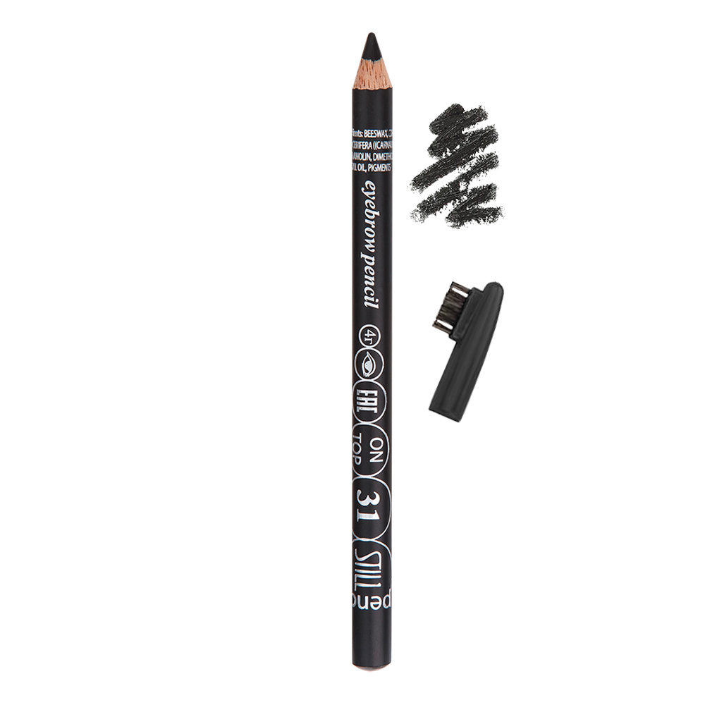 картинка Карандаш для бровей Still On Top, жгучий брюнет, тон 31 