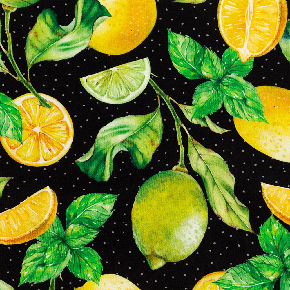 Фартук Доляна 4936529 Лимоны 70*60 см