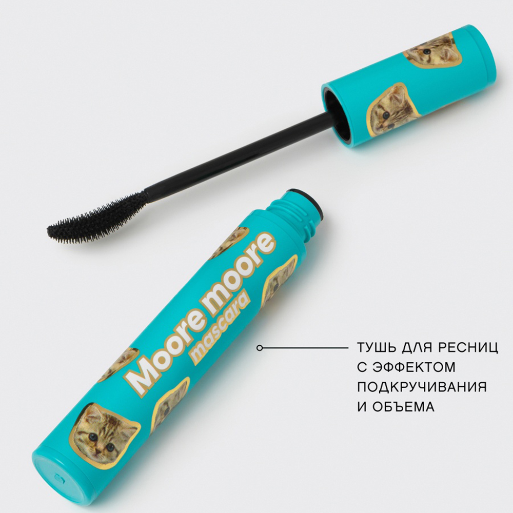 картинка Тушь для ресниц Vivienne Sabo Volume Moore Moore с эффектом подкручивания и объема, тон 01, 9 мл 