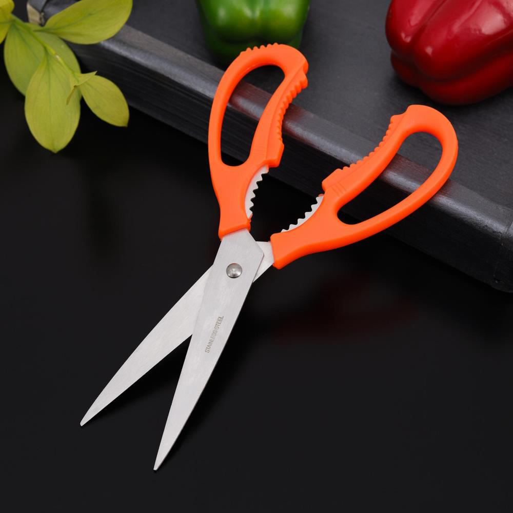 картинка Ножницы кухонные Доляна 1045182, 23 см, нержавеющая сталь 