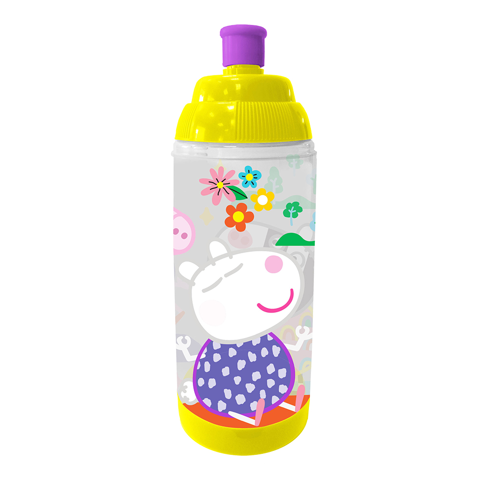 Бутылка для воды PEPB380-1 детская Свинка Пеппа, пластик, 380 мл