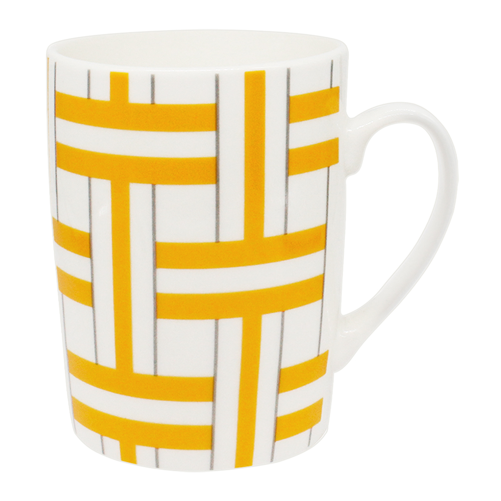 Кружка керамическая KKR-176 Узор, 370 мл