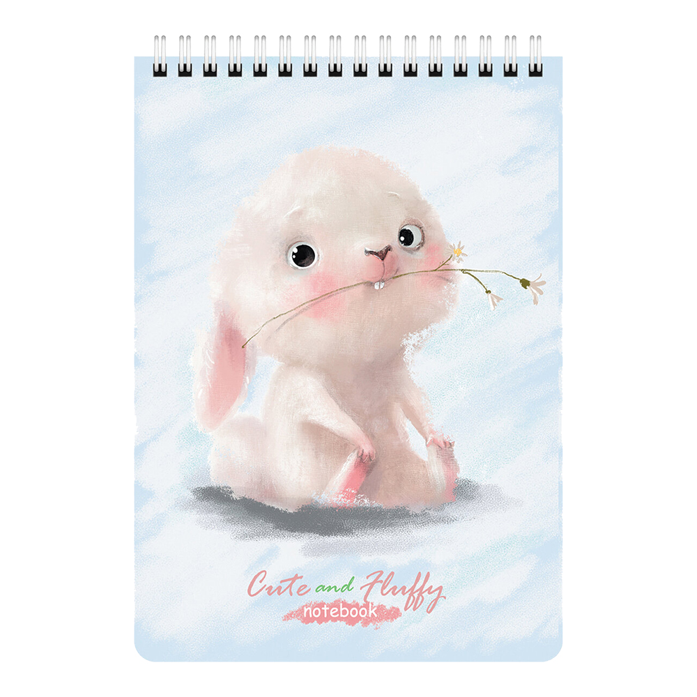 Блокнот Brauberg 114364 Милые зверята, гребень, клетка, А5 146*206 мм, 60 листов