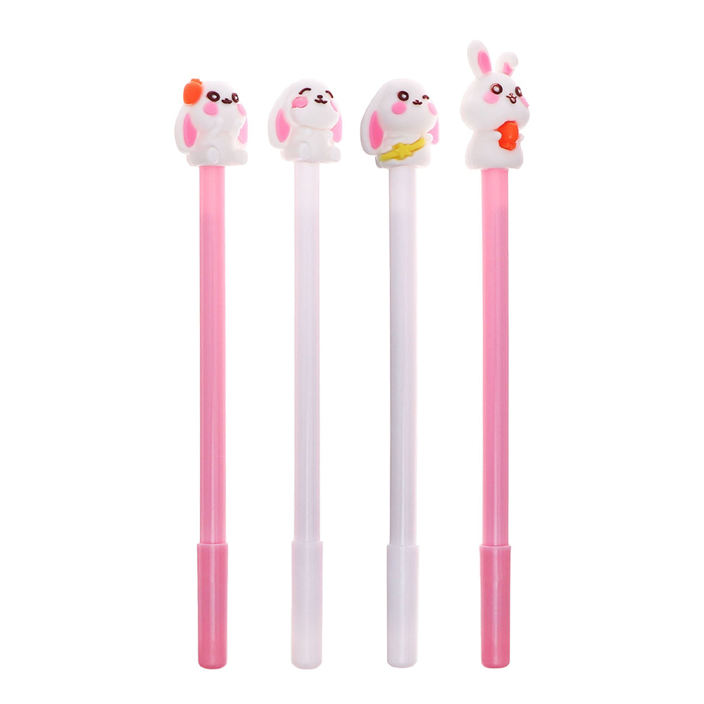 Ручка Calligrata 10613704 гелевая-прикол Зайчики, в ассортименте