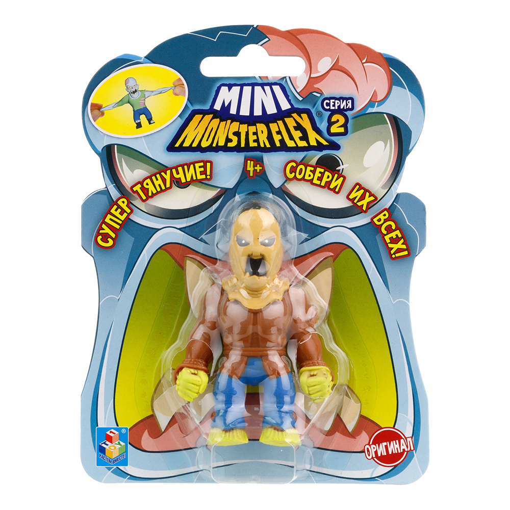 картинка Игрушка Т23838 MONSTER FLEX мини,тянущаяся фигурка, 7 см в ассортименте 