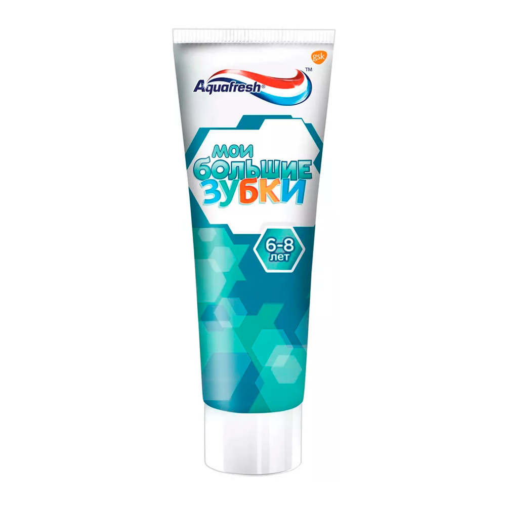 картинка Зубная паста Aquafresh Мои большие зубки 6-8лет, 50 мл 