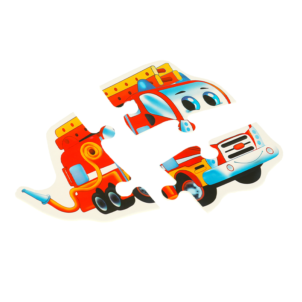 картинка Пазл Умные игры 365072 Полезный транспорт, макси 130*230*10 мм, 4 элемента 