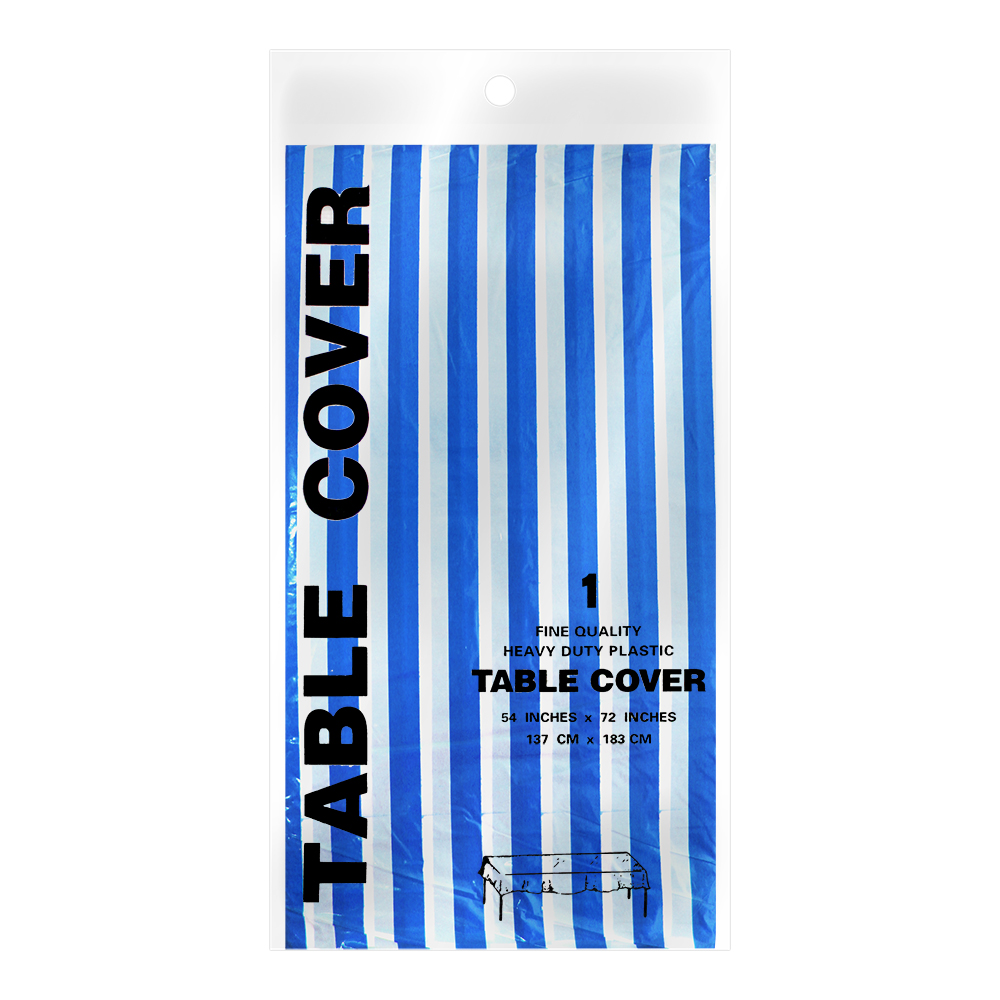 картинка Скатерть SKS-02 в полоску 137*274 см, полиэстер, в ассортименте 