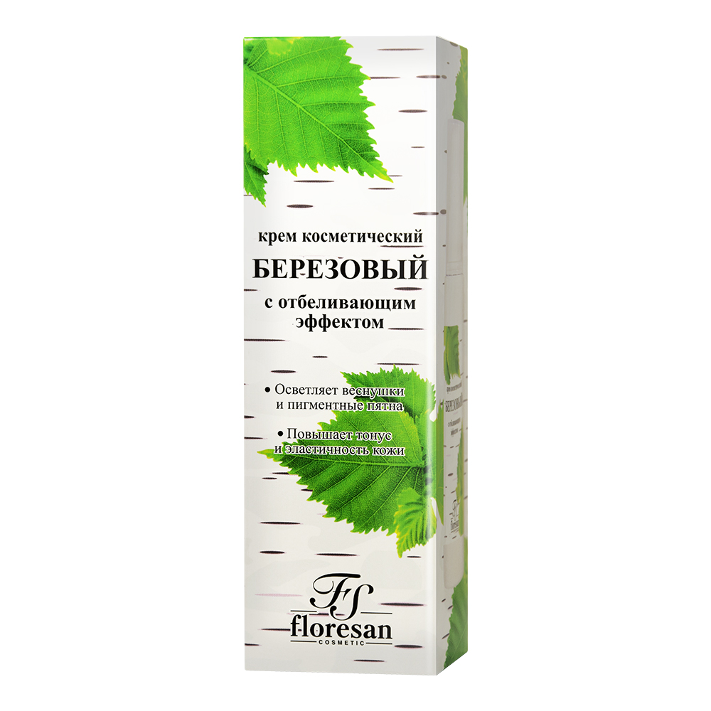 Крем Floresan Березовый с отбеливающим эффектом 176b, 50 мл