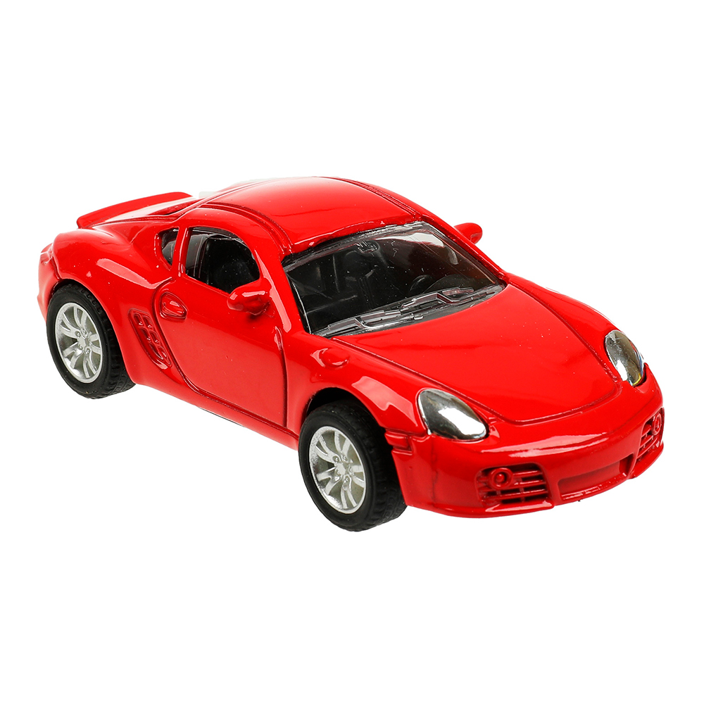 картинка Машина 2005C109-R Технопарк Спорткар, инерционная, 10 см, металл 