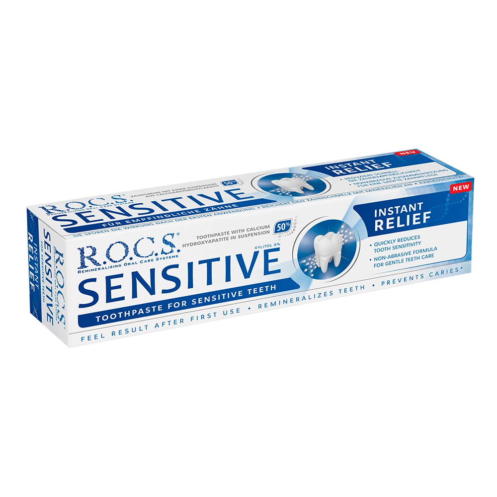 картинка Зубная паста R.O.C.S. Sensitive Мгновенный Эффект, 94 г 