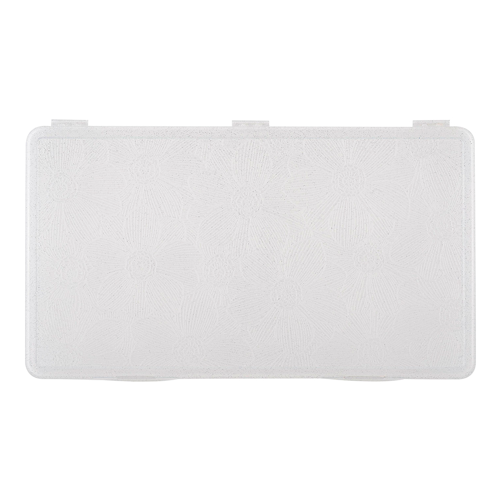 Органайзер Fiori KeeplexBQ4017БЛПЕР для хранения мелочей с разделителями XL 35,5*21*4,2 см, пластик, белый перламутр