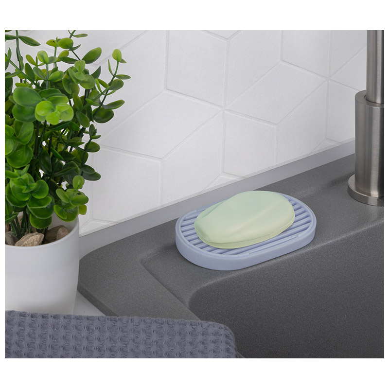 картинка Мыльница 106772 гибкая, 12,7*7,7*1 см, ТПР 