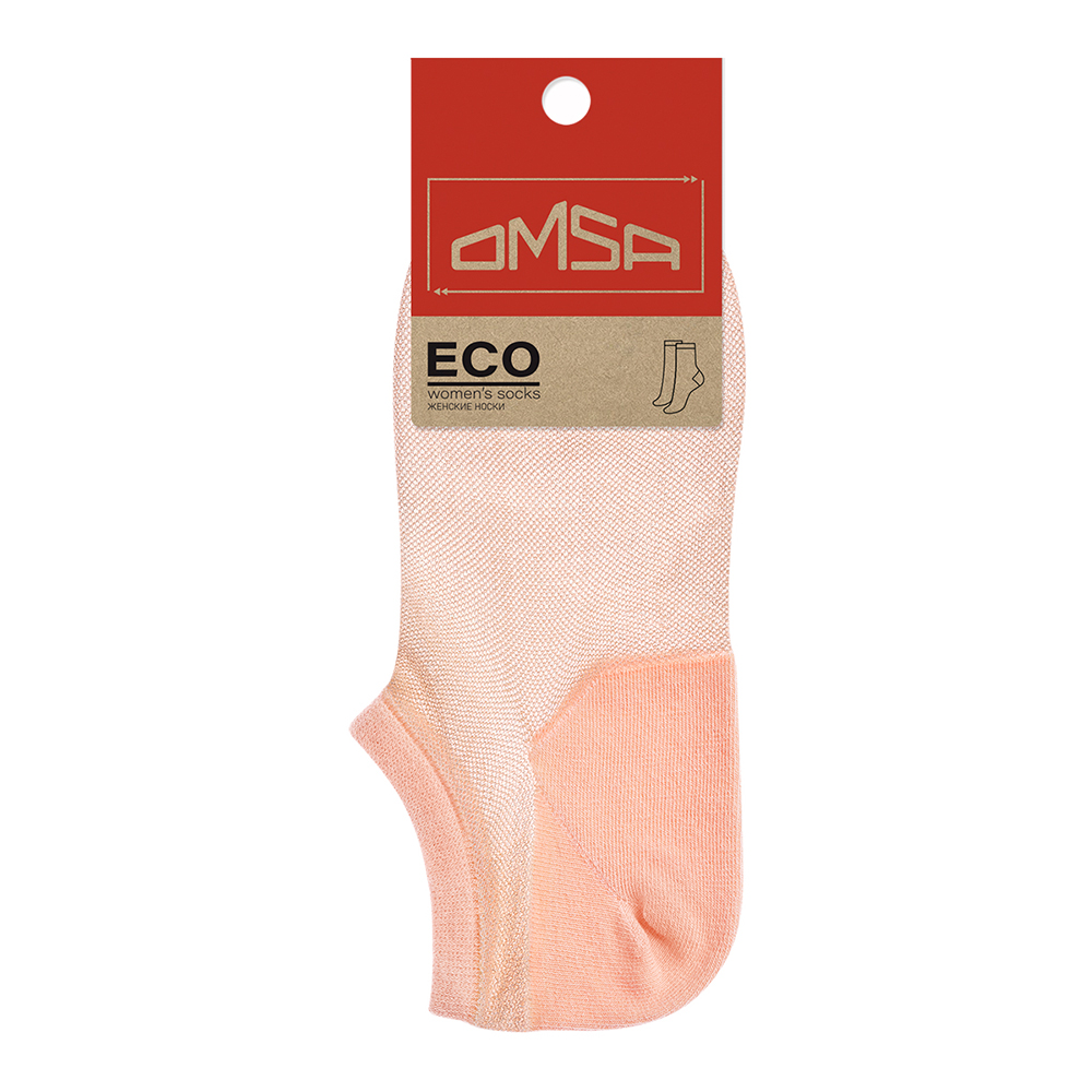 Носки женские Omsa ECO 251 суперукороченные, размер 35-38, Pesca