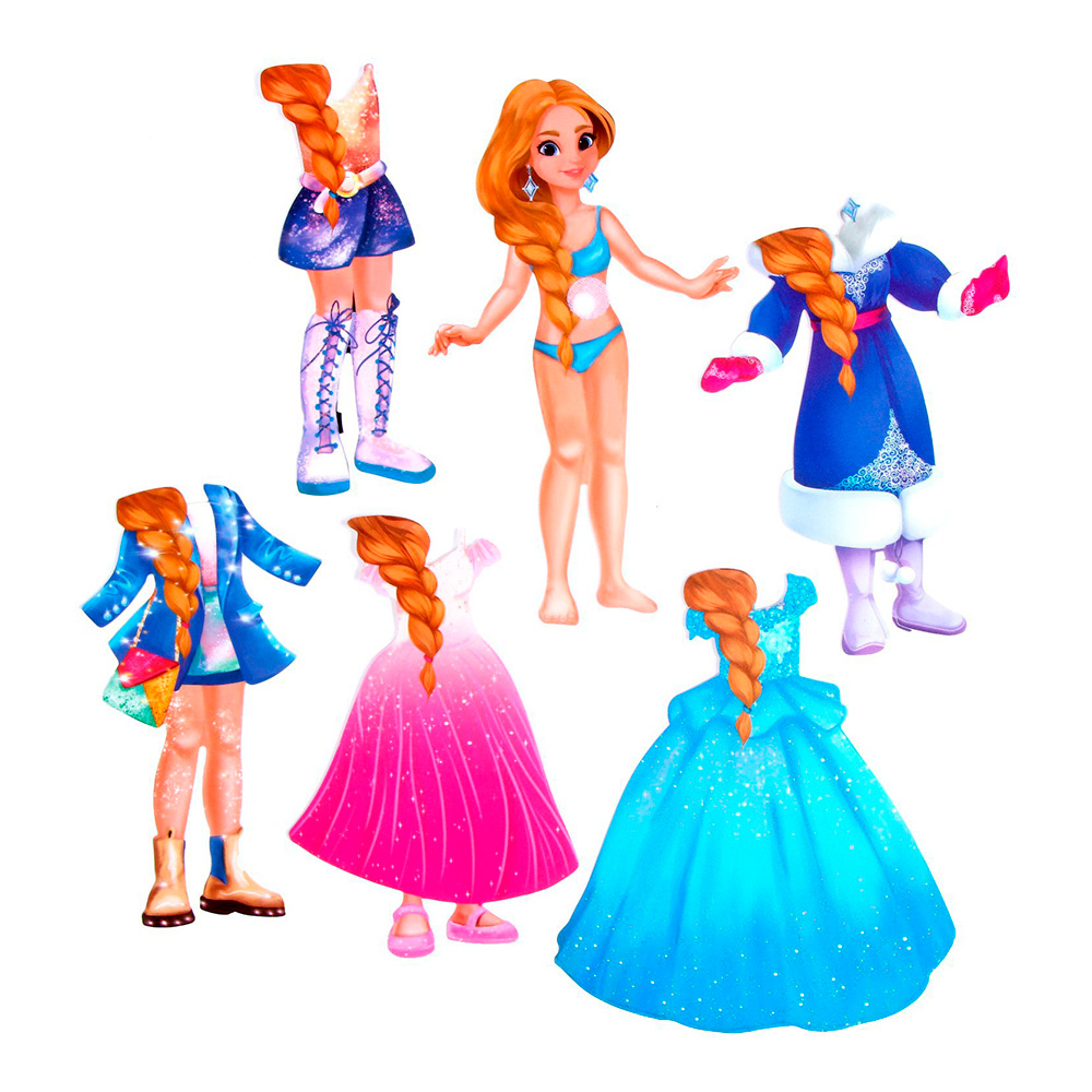 картинка Игра Весёлые липучки 7855076 Наряжаемся на карнавал, на липучках, пластик, текстиль 