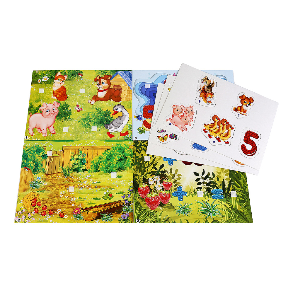 картинка Игрушка 3919 Развивающая с липучками Считайка 