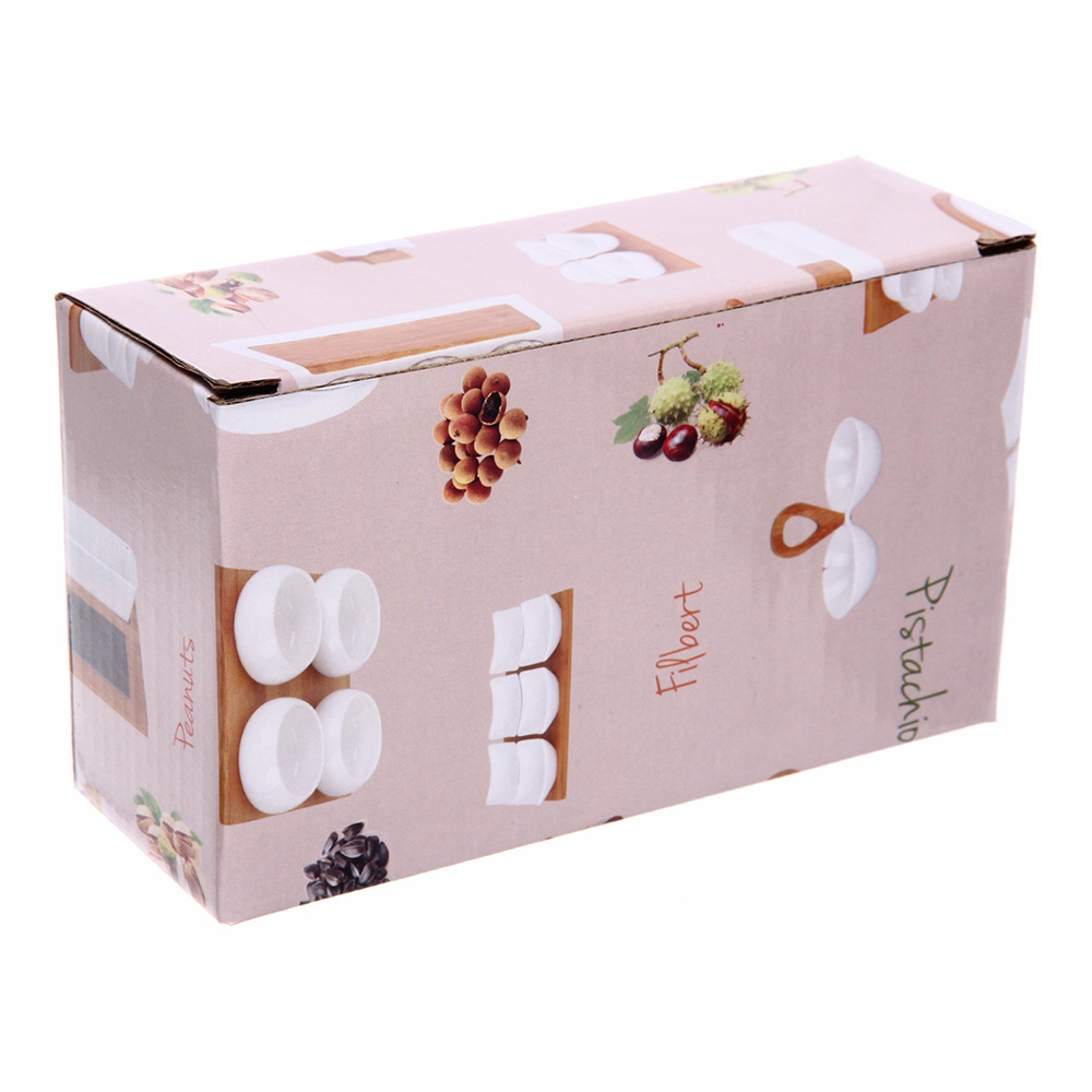 Набор для специй 312-0032 2 предмета, перечница + солонка Поросята, на бамбуковой подставке