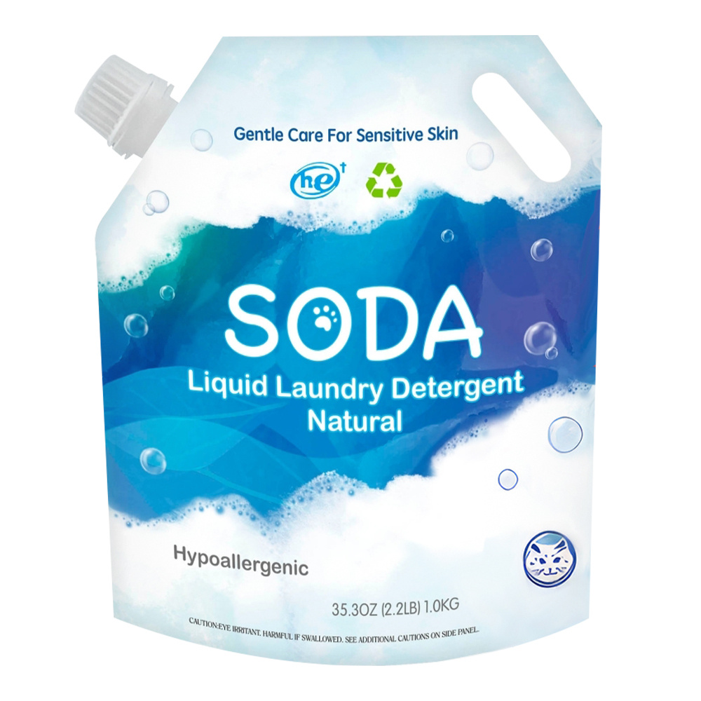 картинка Гель для стирки WHITECAT SODA на основе натуральной соды, 1 л 