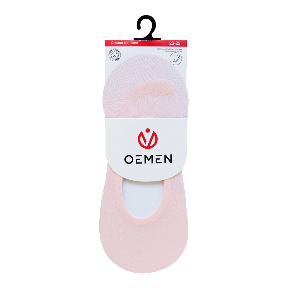 Подследники капроновые Oemen KP006 полиамидные, размер 23-25, персиковый