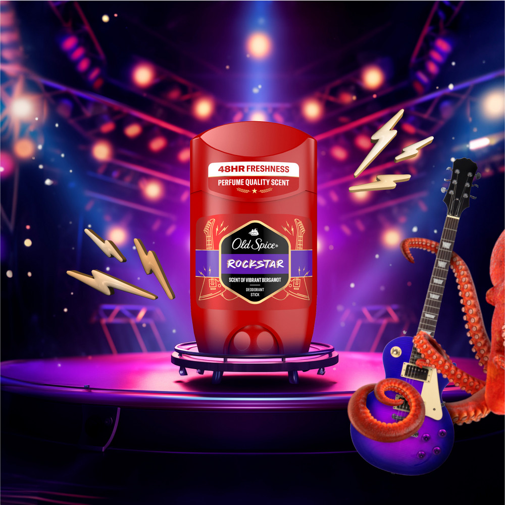 картинка Дезодорант мужской Old Spice Rockstar, стик, 50 г 