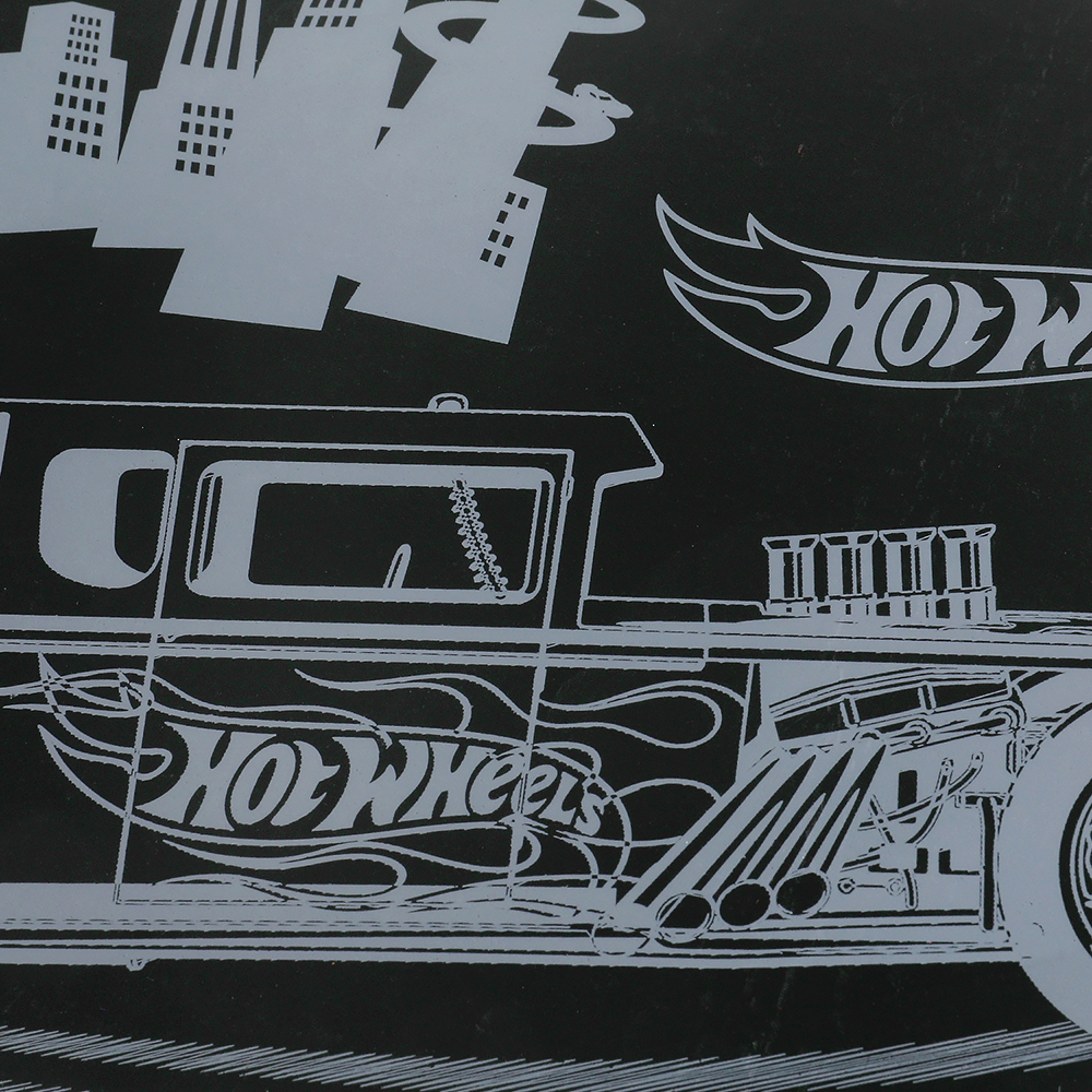 картинка Гравюра SCRATCHART-CLR-HW1 MultiArt цветная, Хот Вилс, 18*24 см 